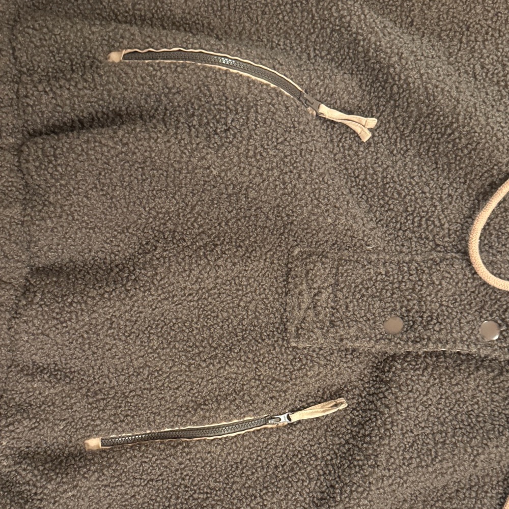 Universal Thread Brown Fleece Jacket - image 4